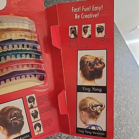 Y2K 2001 HAIRAGAMI Hair Yoga Hair Layering System Fashion Clips As Seen on TV